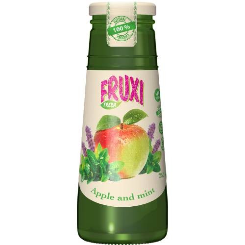 FRUXI FRESH jablko a mäta pieporná 0,25 l