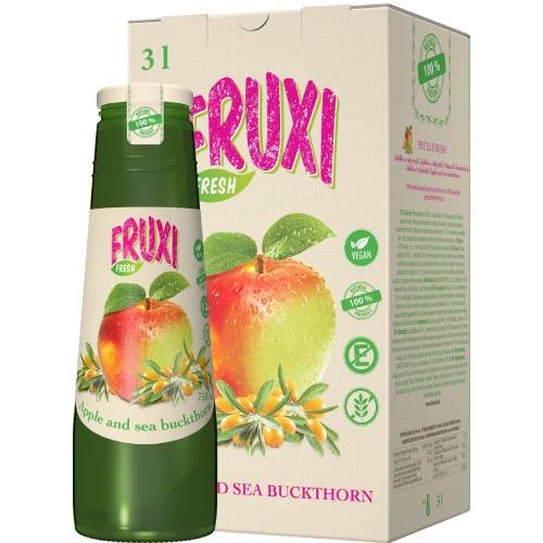 FRUXI FRESH jalbko a rakytník 0,75 l, 0,25 l